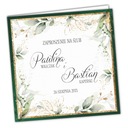 Приглашения на свадьбу в деревенском стиле BOHO FLORAL