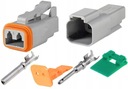РАЗЪЕМ КУБ 1-2мм2 ГЕРМЕТИЧНЫЙ DEUTSCH DT 2 PIN