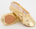Балетные танцевальные туфли Ballet Leather размер 27 GOLD Pattern