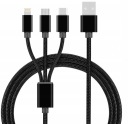 3IN1 КАБЕЛЬ ДЛЯ APPLE lightning / micro USB / TYPE-C
