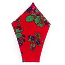 Красный нагрудный платок НАРОДНОЕ КАЧЕСТВО подарок ДЕВУШКА