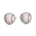 Запонки Бейсболист Спорт