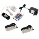 Светодиодная подсветка RGB для стеклянных полок, 2-точечная