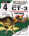 HACZYKI OWNER CT3 CARP TAFF ROZMIAR 6 KARPIOWE