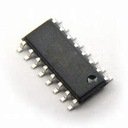 MAX232 SO16 Интерфейс передачи/приема RS232 120 кбит/с, ТЕХАС