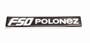ЭМБЛЕМА НАКЛЕЙКА ЗНАК FSO POLONEZ ОРИГИНАЛ