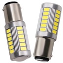 СВЕТОДИОДНАЯ ЛАМПА 33 SMD 5630 P21/5W BAY15D БЕЛАЯ 12В