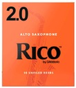 Трость D'Addario RICO для альт-саксофона 2.0