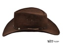 Kožený klobúk Indianapolis hnedý Witleather Kód výrobcu 233/22