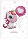 Обложка для детской книжки о здоровье BIURFOL Unicorn Pony