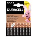 Щелочные батарейки Duracell AAA x 8 R3