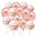 Набор воздушных шаров с конфетти из розового золота GOLD ROSE