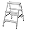 ЛЕСТНИЦА ДВУСТОРОННЯЯ АЛЮМИНИЕВАЯ ПЛАТФОРМА DRABEST 2x3