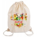 WOREK PLECAK Z TWOIM NADRUKIEM BAWEŁNIANY ECRI