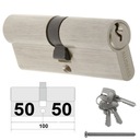 ВСТАВКА 50/50 АЛУБРАСС АТЛАС НИКЕЛЬ