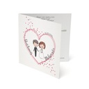 СВАДЕБНЫЕ ПРИГЛАШЕНИЯ бумажный ХОЛСТ любовь жениха и невесты