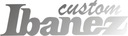 Наклейка с логотипом IBANEZ CUSTOM на грифе грифа гитары