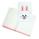 LINE FRIENDS плюшевый ежедневник, блокнот 80к CONY