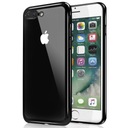 ЧЕРНЫЙ ХРОМИРОВАННЫЙ ЧЕХОЛ ДЛЯ IPHONE 7/8 PLUS + СТЕКЛО