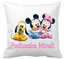ПОДУШКА МИККИ МАУС Дональд Минни Микрофибра + ИМЯ