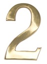 Cyfry na dom, cyfra mosiądz 20cm, mosiężna - 2