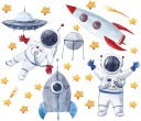 Наклейки на стену КОСМОНАВТ