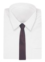 Мужской галстук Angelo di Monti фиолетовый - в горошек