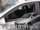 DEFLECTORES HEKO VW POLO 5D (VI GEN) 2017- PARTE DELANTERA 