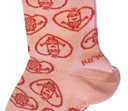 CALZEDONIA ponožky minionky ružové 34-36 Strih ponožky