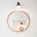 КРУГЛОЕ ЗЕРКАЛО, МЕДНАЯ РАМКА, 50см, КРАСИВОЕ, ПРОЧНОЕ