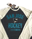 Blúzka San Jose Sharks Vintage Retro CCM NHL S Výstrih okrúhly