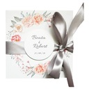 Zaproszenia Ślubne 3D geometryczne koło WZORY