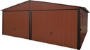 Гаражи из листового металла RAL 6x6 Двойные акриловые металлические листы