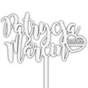 ТОППЕР ИНСТРУКЦИЯ СВАДЕБНЫЙ ТОРТ НАЗВАНИЯ СЕРДЦЕ ДАТА БЕЛЫЙ