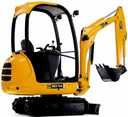 ЛАМИНИРОВАННЫЕ НАКЛЕЙКИ ДЛЯ МИНИ-ЭКСКАВАТОРА JCB 8014