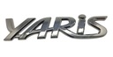 ЗАДНИЙ ЗНАК ЭМБЛЕМА TOYOTA YARIS С НАПИСЬЮ ХРОМ