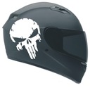 Наклейка ЧЕРЕП КАРАТЕЛЯ 14x20см РАЗНЫЕ ЦВЕТА