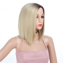 BLONDE WIG короткие прямые волосы OMBRE + БЕСПЛАТНО