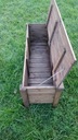 Drewniany kufer, ławka S 150x50x40 Pojemność skrzyni 142 l
