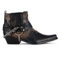 Ковбойские сапоги на цепочке, модель 630 кожа, НОВАЯ МОДЕЛЬ