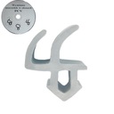 Уплотнители: оконный уплотнитель ПВХ КР-10А.