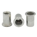 ЗАКЛЕПКА-ГАЙКА M12 ИЗ НЕРЖАВЕЮЩЕЙ ПЛОСКОЙ ЦИЛИНДРА 1 ШТ.