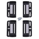 БЕЗРАМНОЕ КРЕПЛЕНИЕ ИЗ 2 ЖЕЛТЫХ ПЛАСТИН РАМОЧНЫЙ ДЕРЖАТЕЛЬ KPL черный SimpleFix Качество!