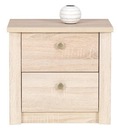 Тумбочка прикроватная 50 см, дуб Сонома, система F12