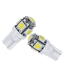 СВЕТОДИОДНАЯ ЛАМПОЧКА 5 SMD 5050 W5W T10 АРТ. БЕЛАЯ