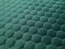 Зеленая стеганая бархатная обивочная ткань с шестиугольником