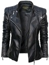 #100 FASHIONAVENUE кожаная байкерская куртка BIKER S