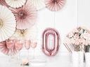 НАБОР декоративных шаров из розового золота на день рождения от 10 до 99 лет