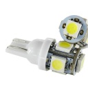 ЛАМПОЧКА МОТОЦИКЛЕТНА LED (СВІТЛОДІОД) 5 SMD 5050 W3W W5W W10W T10 СИГНАЛ БІЛА  фото 7