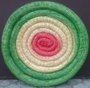 Lukostrelecká podložka slamená 65 cm maľovaná zelená Kód výrobcu 65 mz